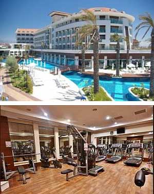 Unser Lieblingshotel: Das Evren Beach Hotel in der Türkei in Evrenseki. Hier kann man trotz AI abnehmen, wenn man täglich joggt und das Fitnessangebot des Hotels nutzt. Bei mir hat es gut geklappt.